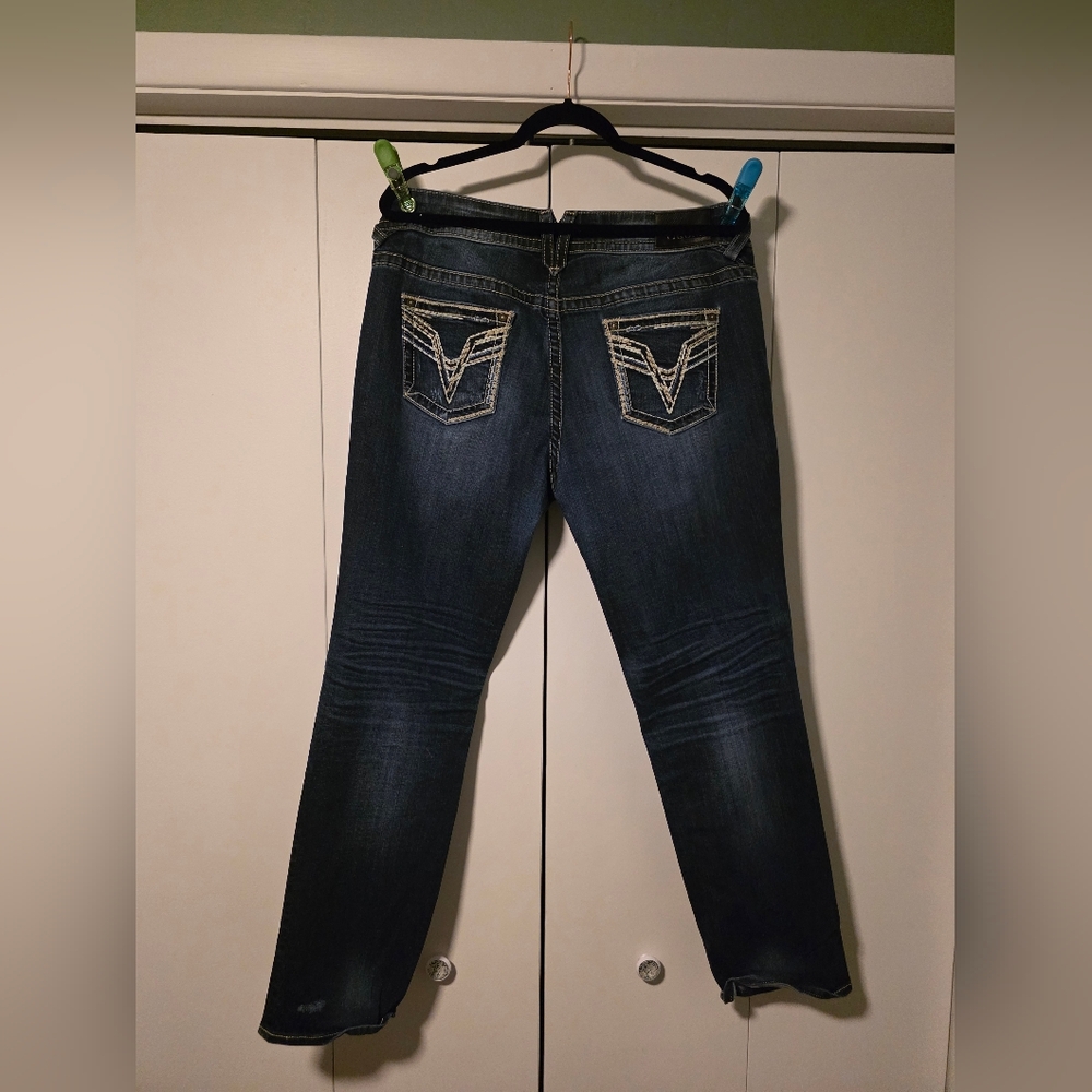 Vigoss Dark Indigo Straight Leg Jeans